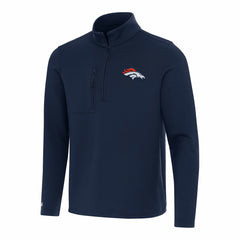 Denver Broncos  Antigua Insider Quarter-Zip Pullover Top