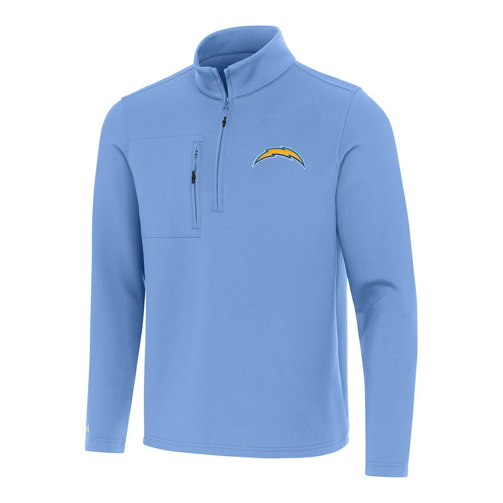 Los Angeles Chargers  Antigua Insider Quarter-Zip Pullover Top