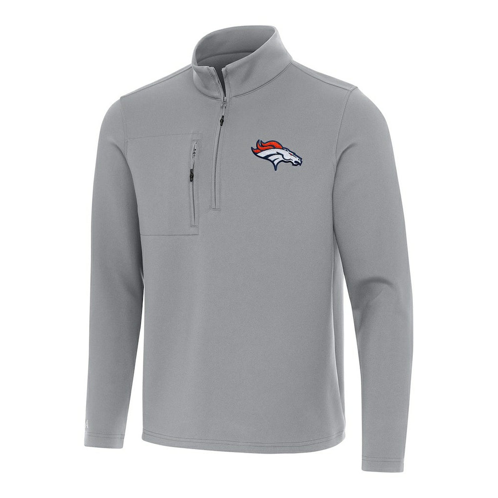 Denver Broncos  Antigua Insider Quarter-Zip Pullover Top