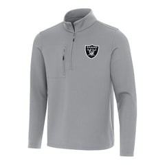 Las Vegas Raiders  Antigua Insider Quarter-Zip Pullover Top