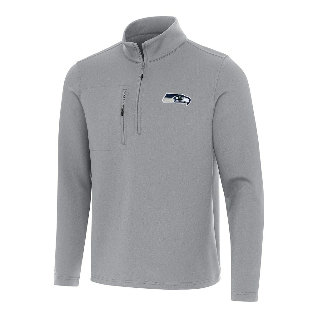 Seattle Seahawks  Antigua Insider Quarter-Zip Pullover Top