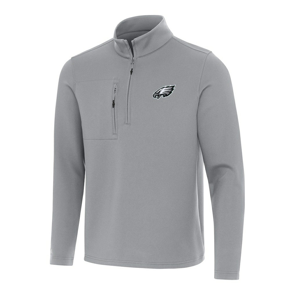 Philadelphia Eagles  Antigua Insider Quarter-Zip Pullover Top