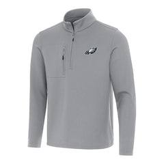 Philadelphia Eagles  Antigua Insider Quarter-Zip Pullover Top