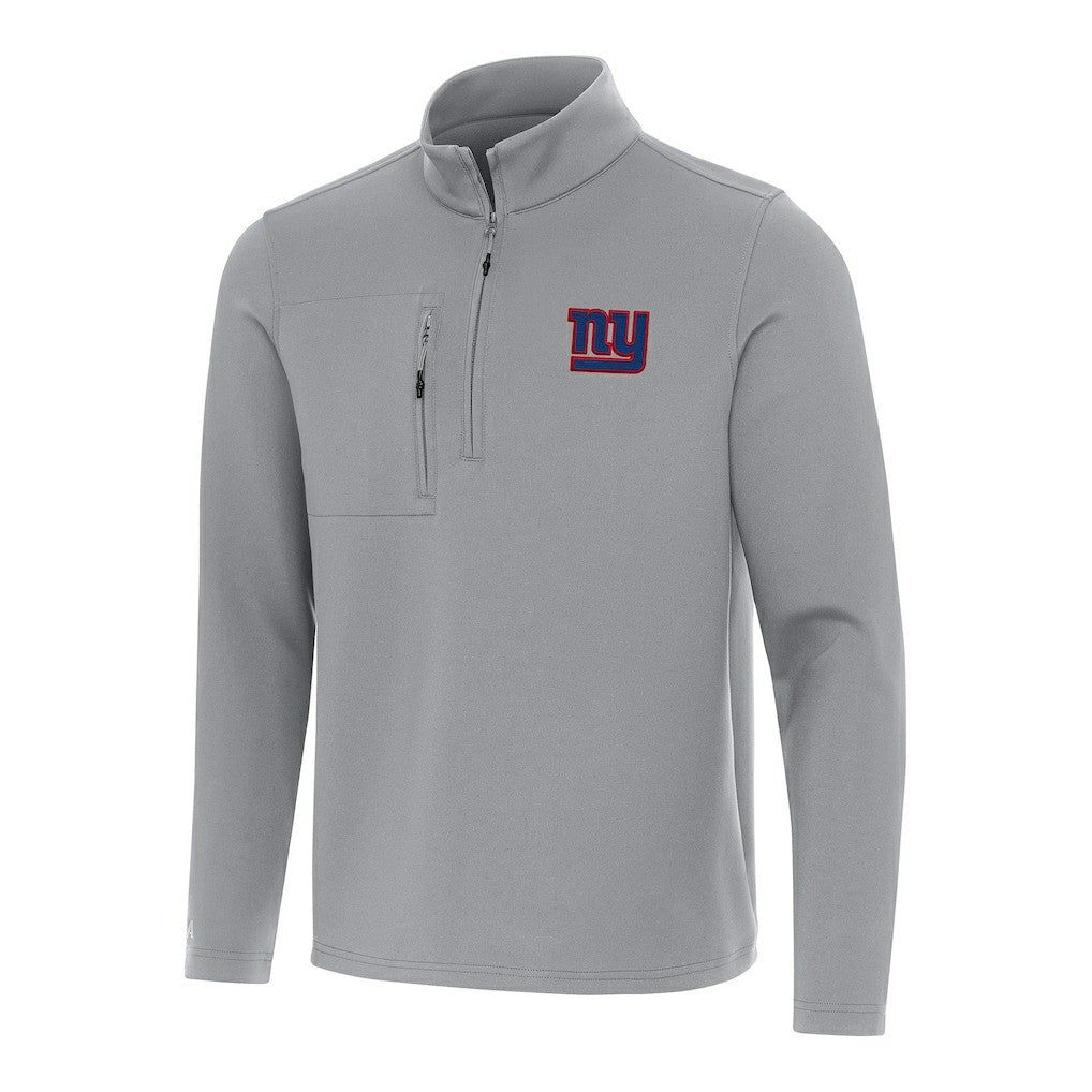 New York Giants  Antigua Insider Quarter-Zip Pullover Top