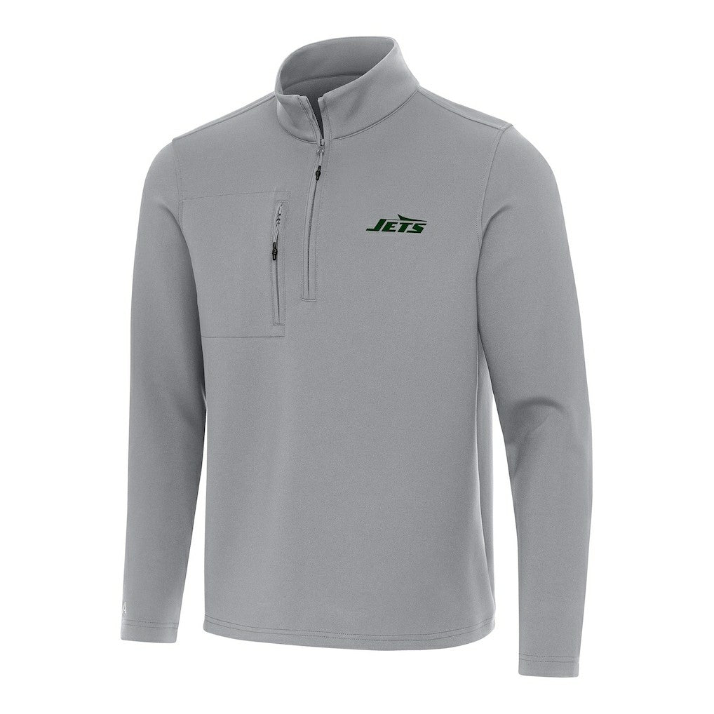 New York Jets  Antigua Insider Quarter-Zip Pullover Top