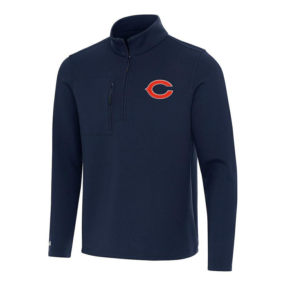 Chicago Bears  Antigua Insider Quarter-Zip Pullover Top
