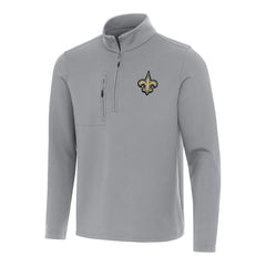 New Orleans Saints  Antigua Insider Quarter-Zip Pullover Top