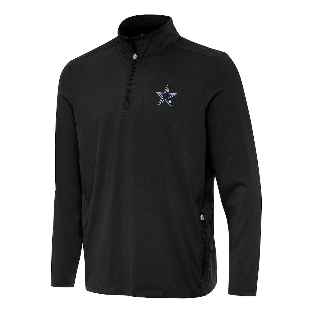 Dallas Cowboys  Antigua Perilous Quarter-Zip Pullover Top