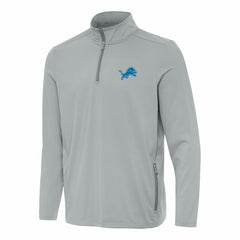 Detroit Lions  Antigua Perilous Quarter-Zip Pullover Top