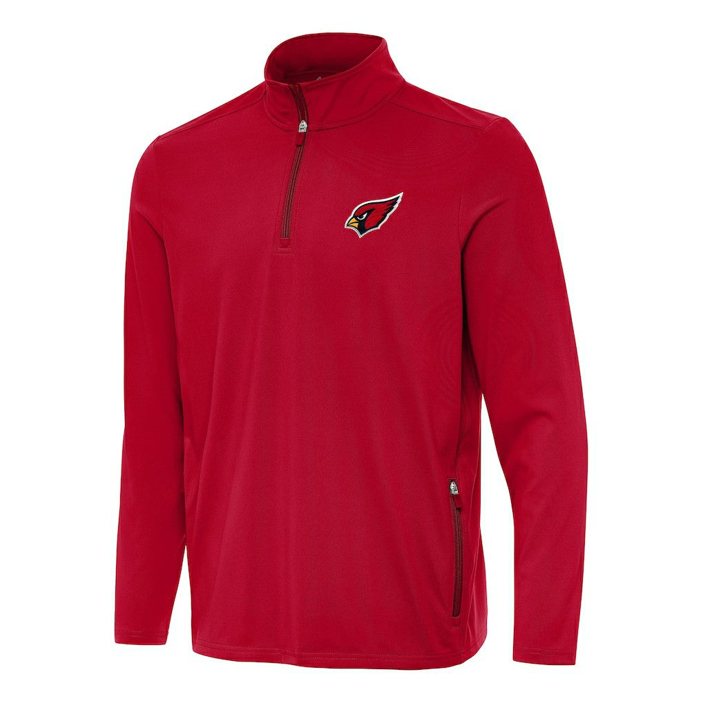Arizona Cardinals  Antigua Perilous Quarter-Zip Pullover Top