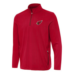 Arizona Cardinals  Antigua Perilous Quarter-Zip Pullover Top