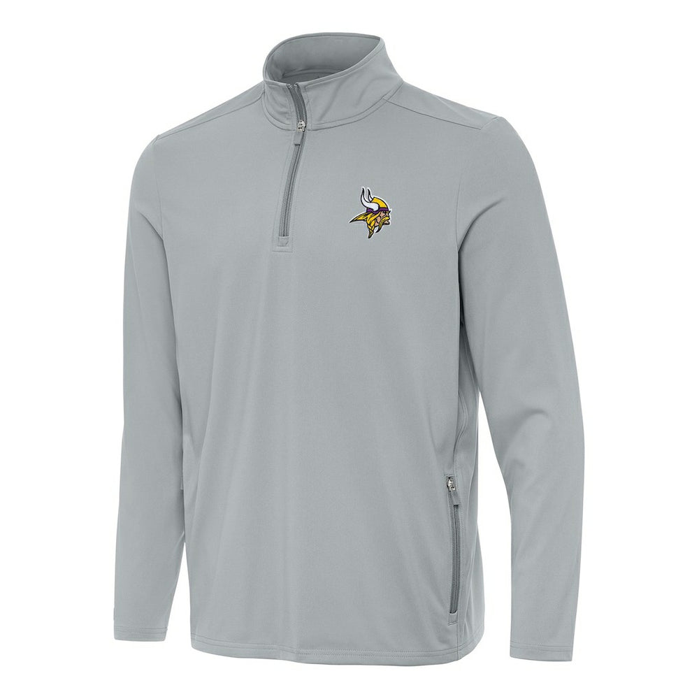 Minnesota Vikings  Antigua Perilous Quarter-Zip Pullover Top