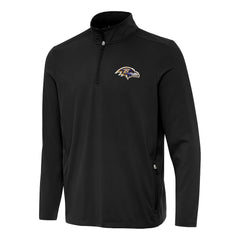 Baltimore Ravens  Antigua Perilous Quarter-Zip Pullover Top