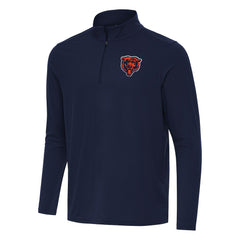 Chicago Bears  Antigua Intent Quarter-Zip Pullover Top