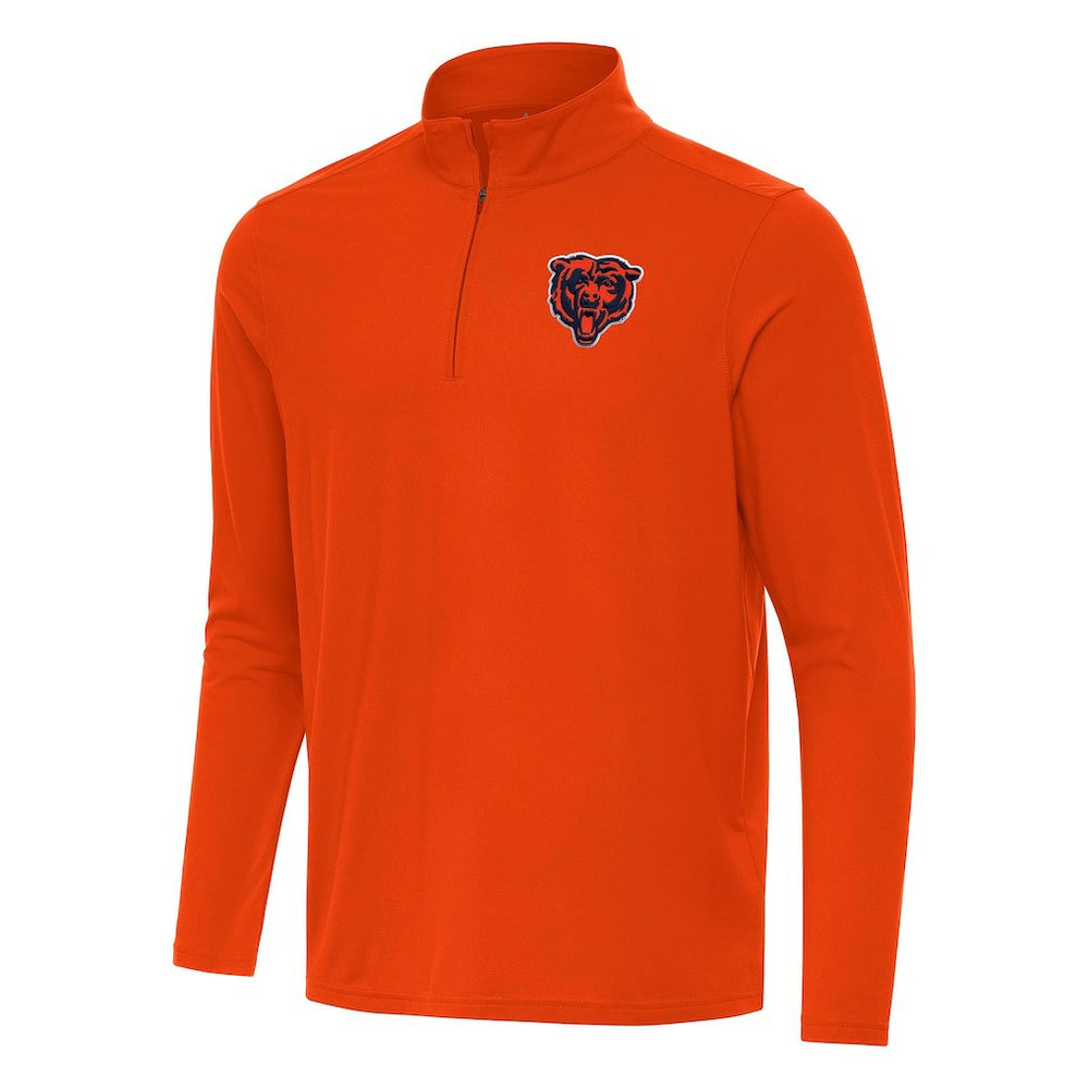 Chicago Bears  Antigua Intent Quarter-Zip Pullover Top