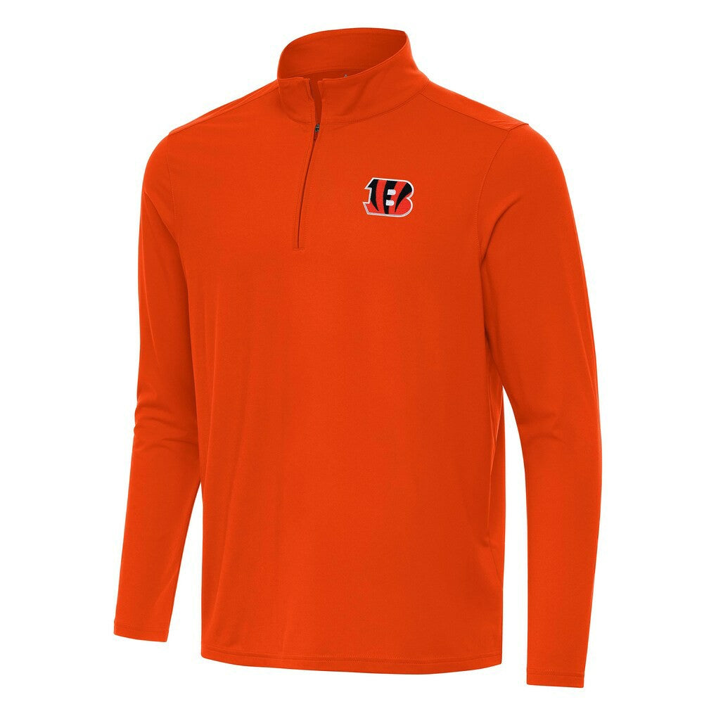 Cincinnati Bengals  Antigua Intent Quarter-Zip Pullover Top