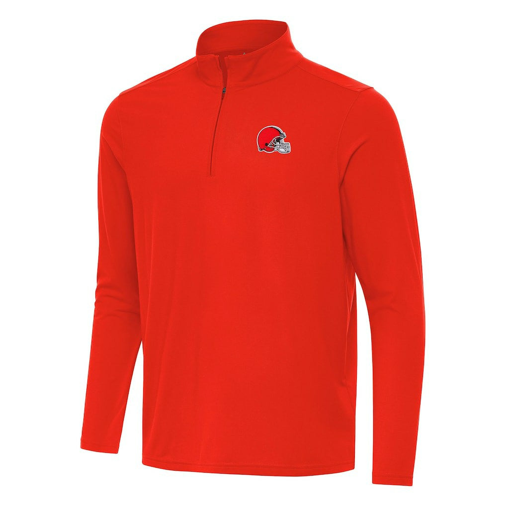 Cleveland Browns  Antigua Intent Quarter-Zip Pullover Top