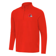 Cleveland Browns  Antigua Intent Quarter-Zip Pullover Top