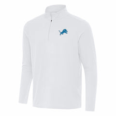 Detroit Lions  Antigua Intent Quarter-Zip Pullover Top