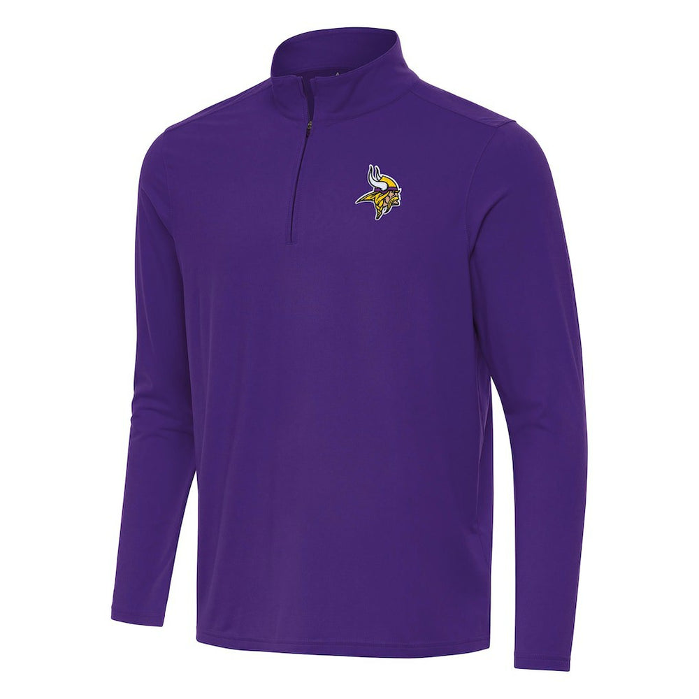 Minnesota Vikings  Antigua Intent Quarter-Zip Pullover Top