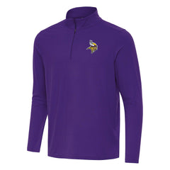 Minnesota Vikings  Antigua Intent Quarter-Zip Pullover Top
