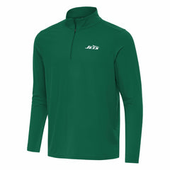 New York Jets  Antigua Intent Quarter-Zip Pullover Top