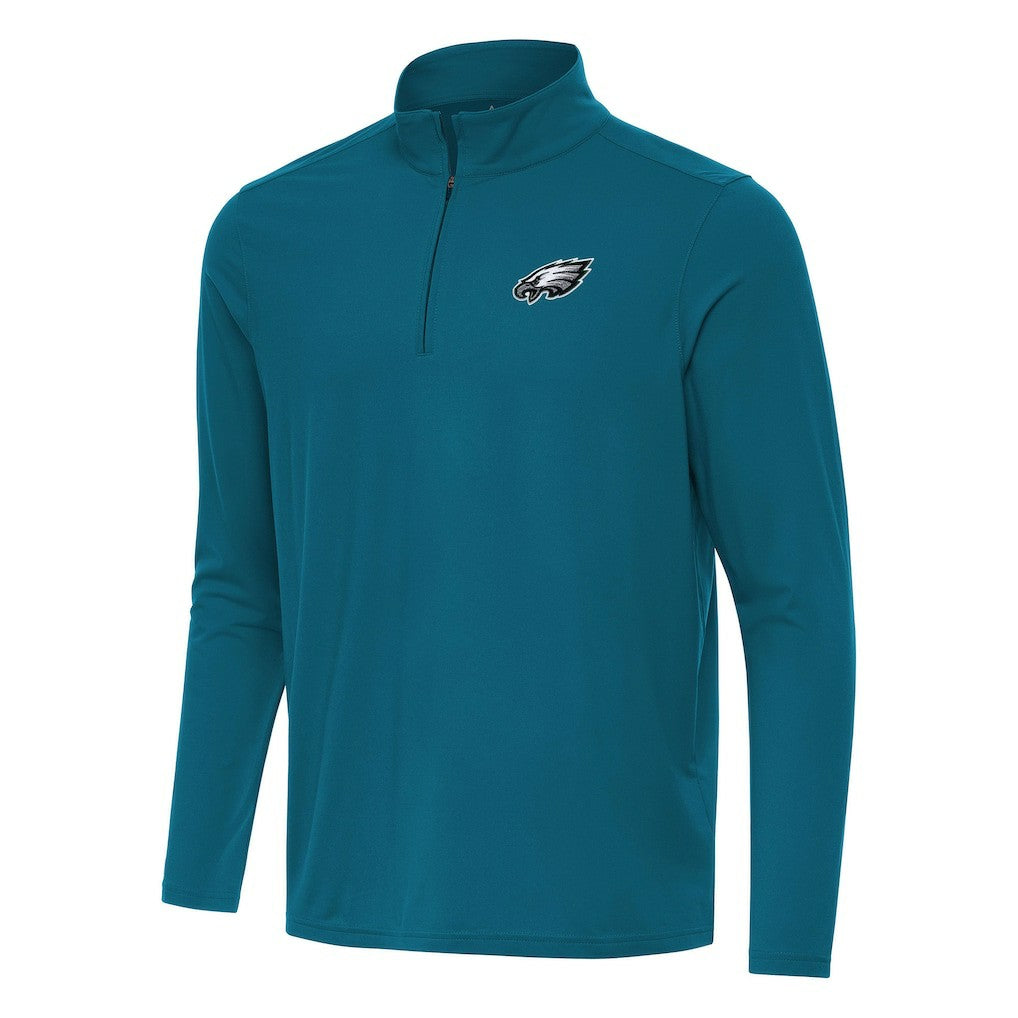 Philadelphia Eagles  Antigua Intent Quarter-Zip Pullover Top
