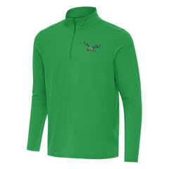 Philadelphia Eagles  Antigua Intent Quarter-Zip Pullover Top