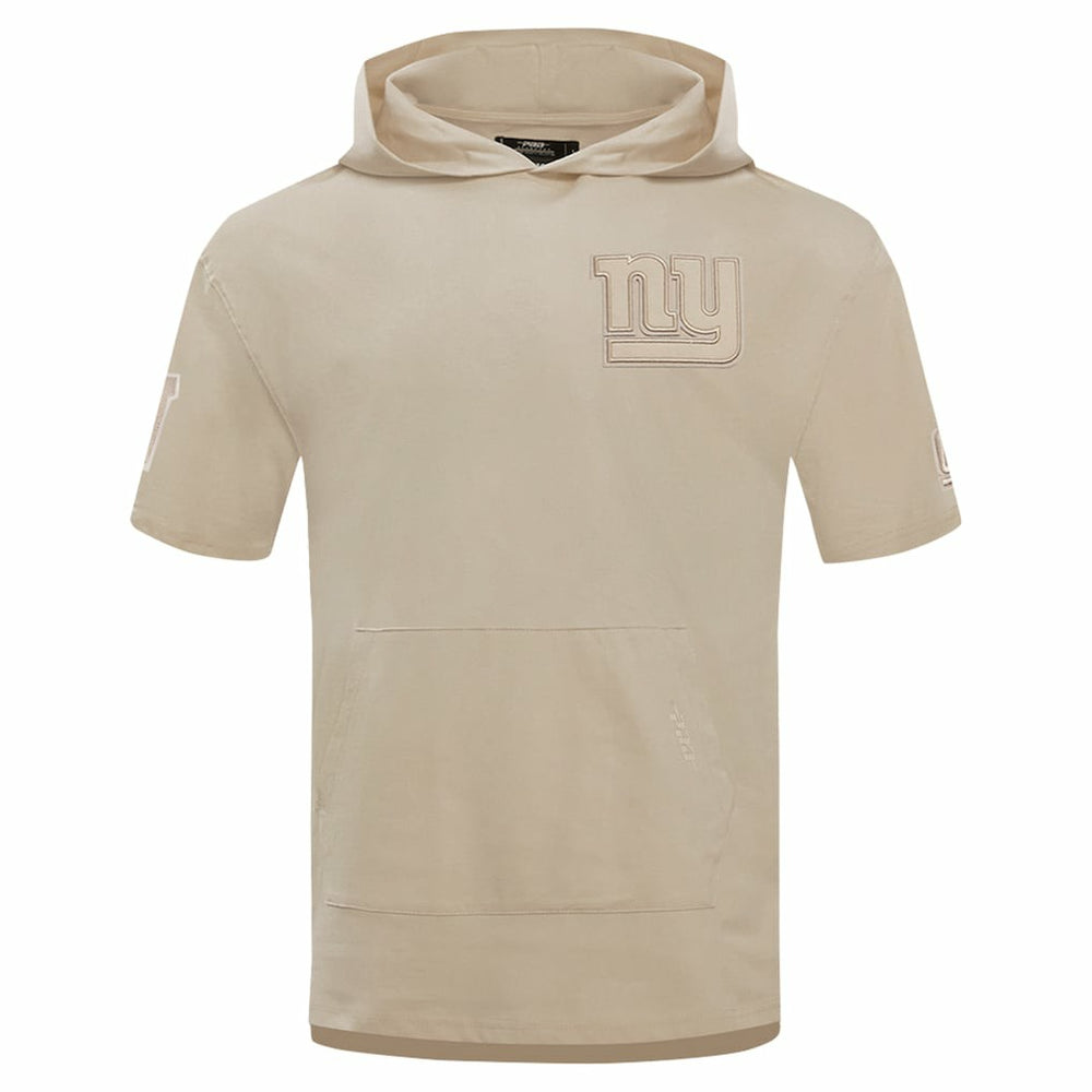 New York Giants  Pro Standard Neutrals Capsule Short Sleeve Pullover Hoodie