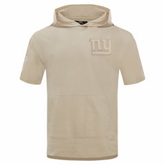 New York Giants  Pro Standard Neutrals Capsule Short Sleeve Pullover Hoodie