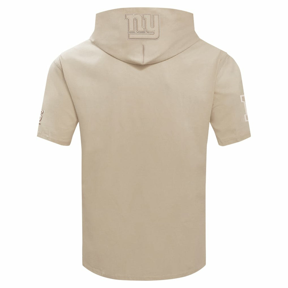 New York Giants  Pro Standard Neutrals Capsule Short Sleeve Pullover Hoodie