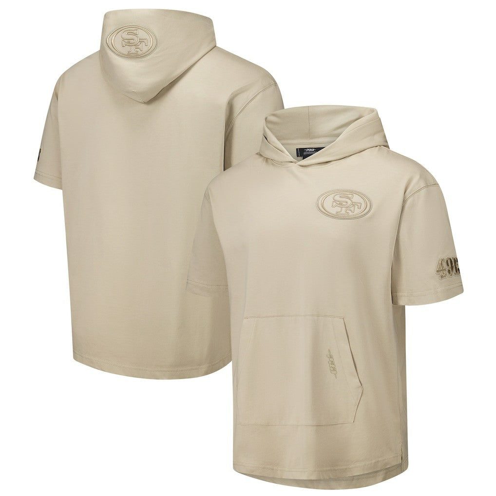 San Francisco 49ers  Pro Standard Neutrals Capsule Short Sleeve Pullover Hoodie