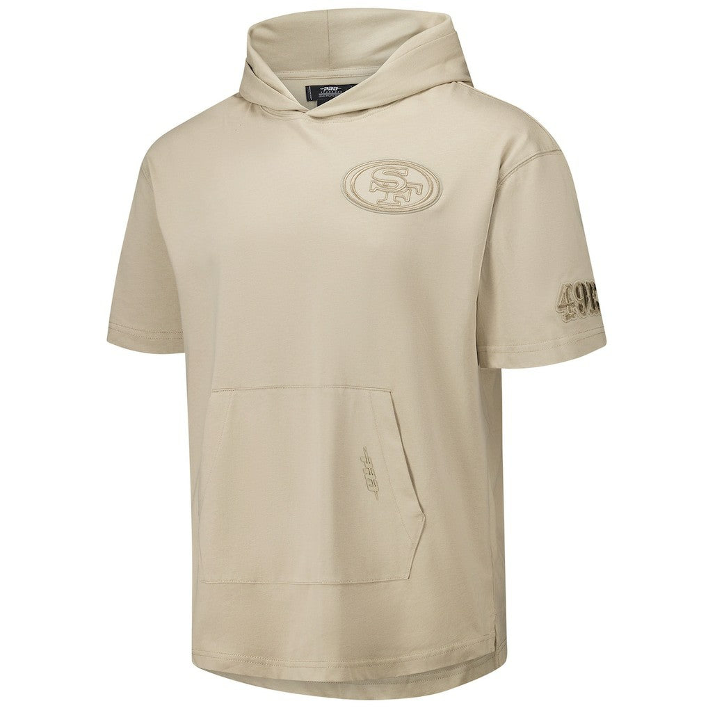 San Francisco 49ers  Pro Standard Neutrals Capsule Short Sleeve Pullover Hoodie