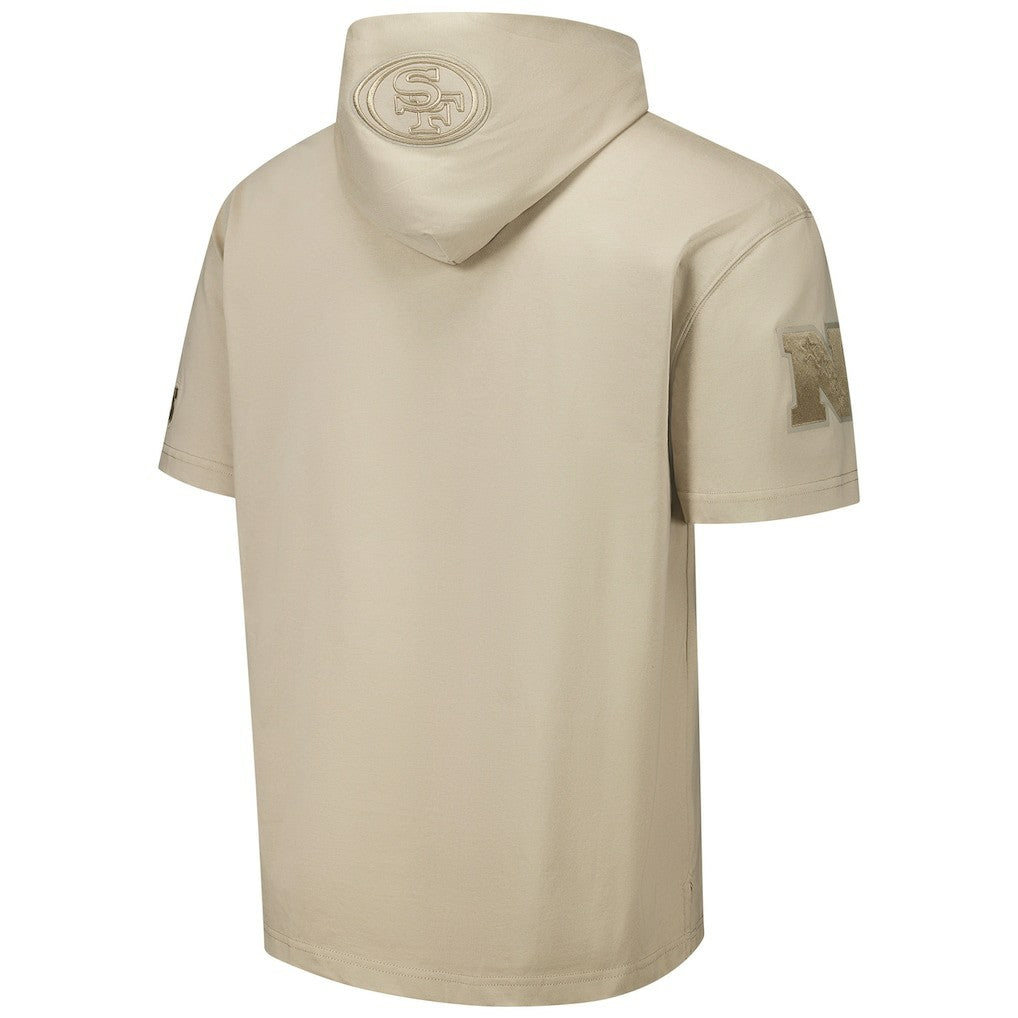 San Francisco 49ers  Pro Standard Neutrals Capsule Short Sleeve Pullover Hoodie