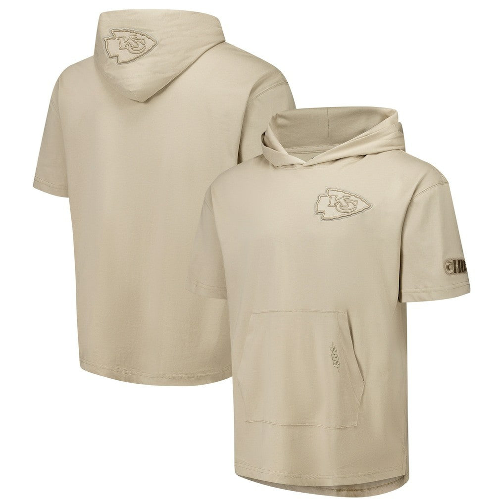 Kansas City Chiefs  Pro Standard Neutrals Capsule Short Sleeve Pullover Hoodie