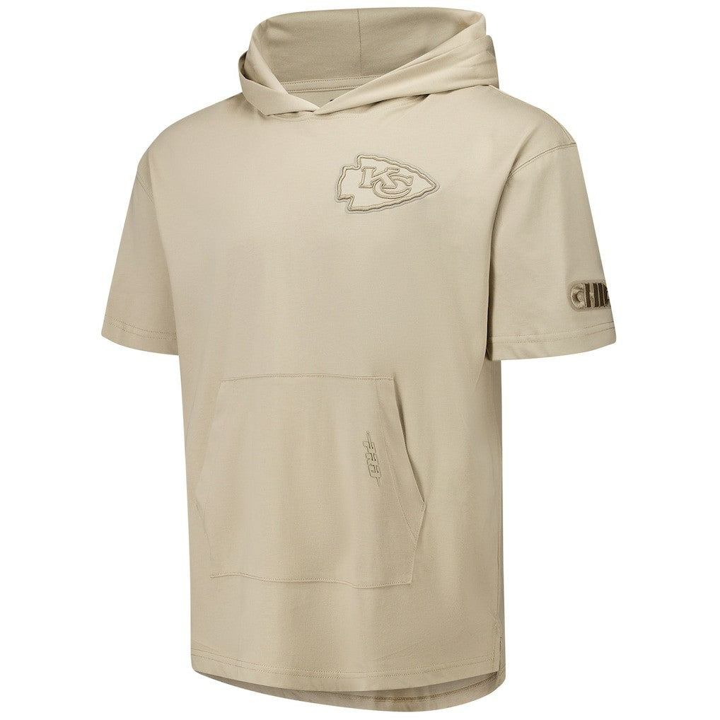Kansas City Chiefs  Pro Standard Neutrals Capsule Short Sleeve Pullover Hoodie