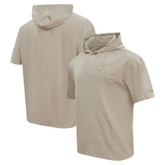 Dallas Cowboys  Pro Standard Neutrals Capsule Short Sleeve Pullover Hoodie