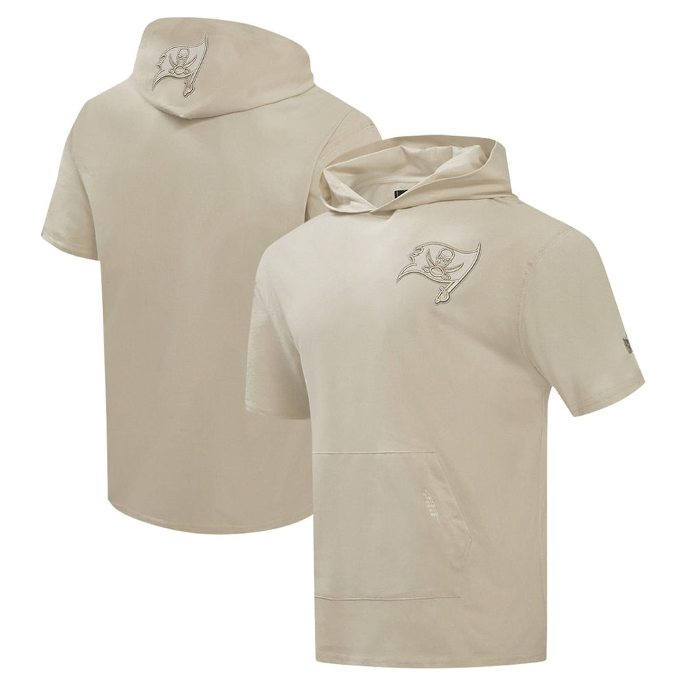 Tampa Bay Buccaneers  Pro Standard Neutrals Capsule Short Sleeve Pullover Hoodie