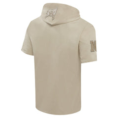 Tampa Bay Buccaneers  Pro Standard Neutrals Capsule Short Sleeve Pullover Hoodie