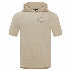 Chicago Bears  Pro Standard Neutrals Capsule Short Sleeve Pullover Hoodie