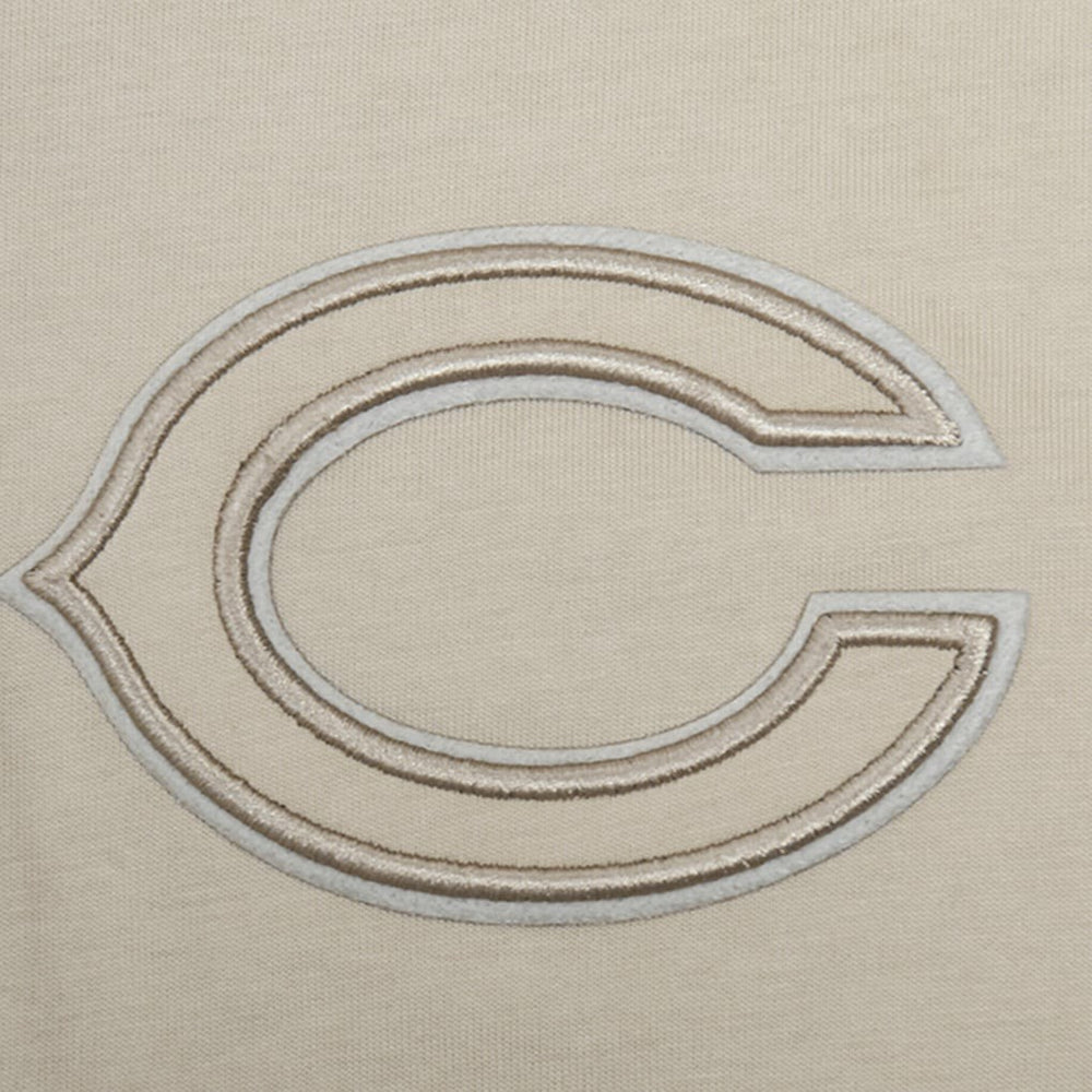 Chicago Bears  Pro Standard Neutrals Capsule Short Sleeve Pullover Hoodie
