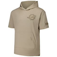 Miami Dolphins  Pro Standard Neutrals Capsule Short Sleeve Pullover Hoodie
