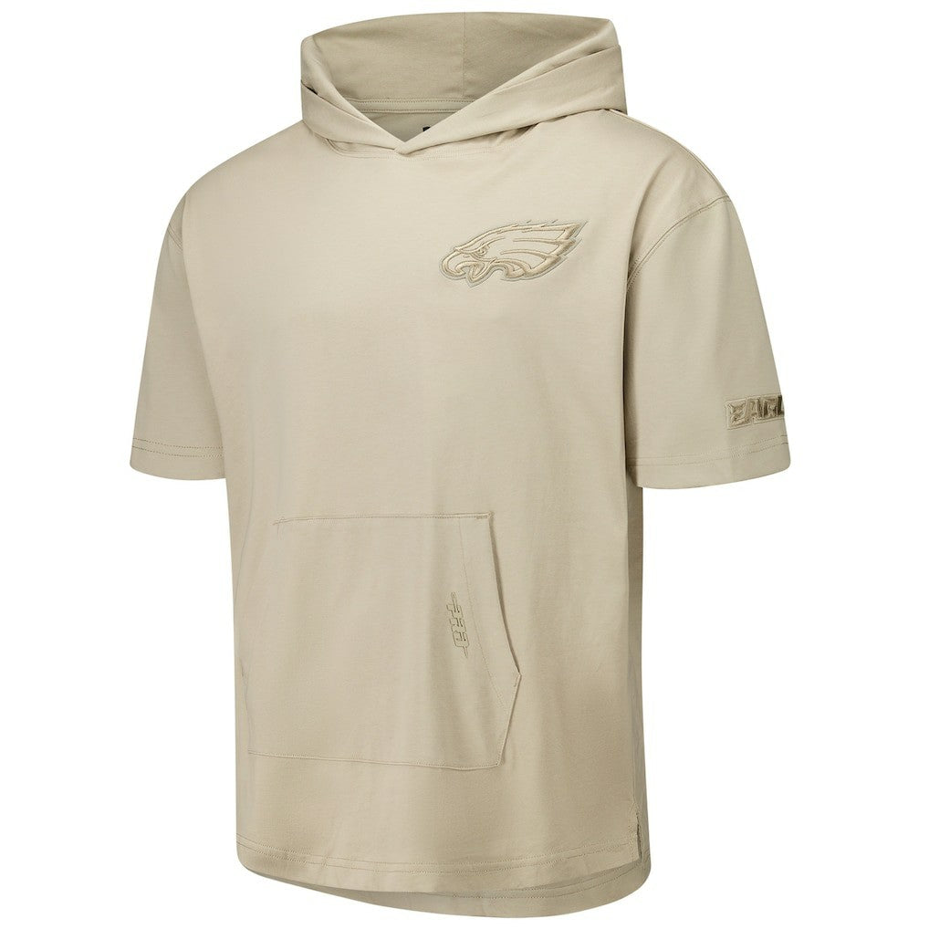 Philadelphia Eagles  Pro Standard Neutrals Capsule Short Sleeve Pullover Hoodie