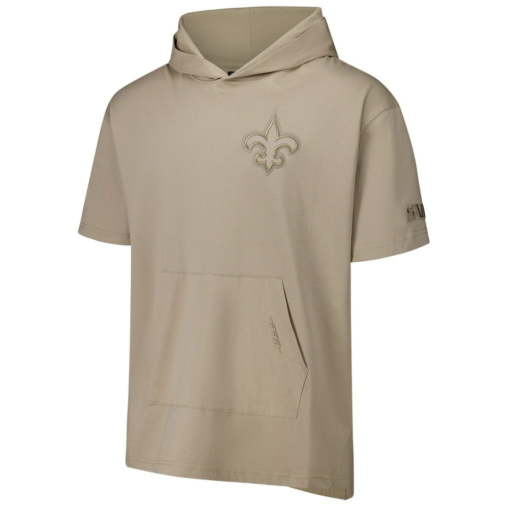 New Orleans Saints  Pro Standard Neutrals Capsule Short Sleeve Pullover Hoodie
