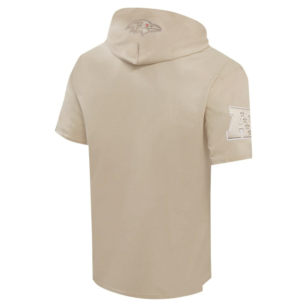 Baltimore Ravens  Pro Standard Neutrals Capsule Short Sleeve Pullover Hoodie