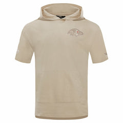Baltimore Ravens  Pro Standard Neutrals Capsule Short Sleeve Pullover Hoodie