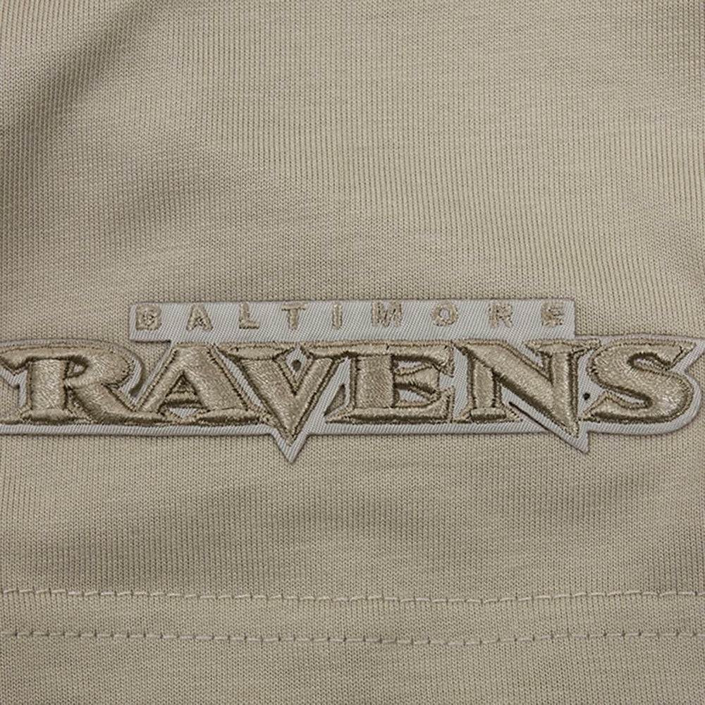 Baltimore Ravens  Pro Standard Neutrals Capsule Short Sleeve Pullover Hoodie