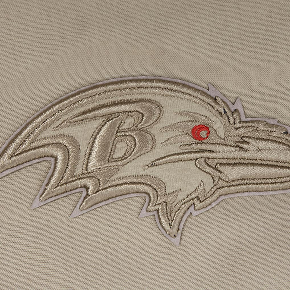 Baltimore Ravens  Pro Standard Neutrals Capsule Short Sleeve Pullover Hoodie