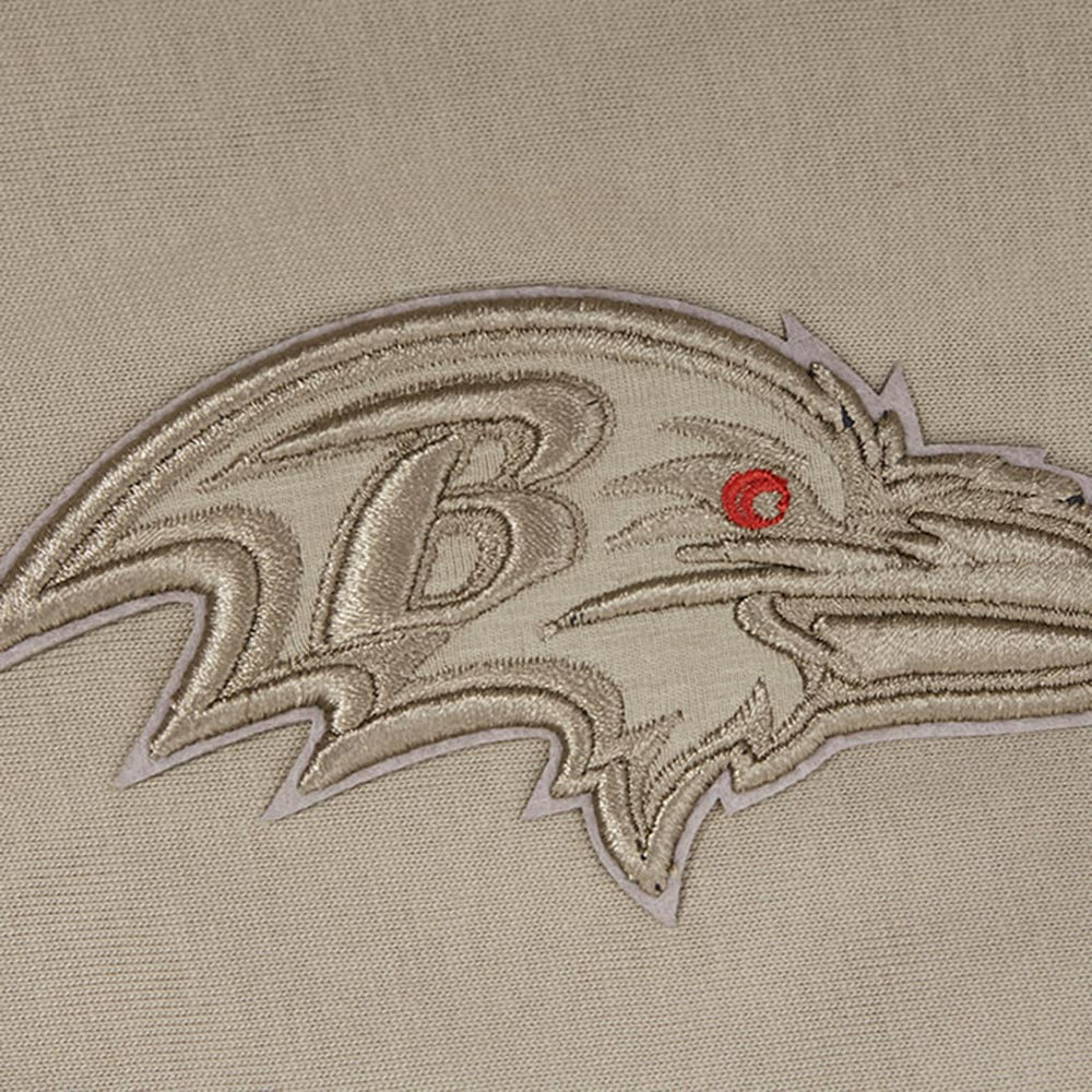 Baltimore Ravens  Pro Standard Neutrals Capsule Short Sleeve Pullover Hoodie