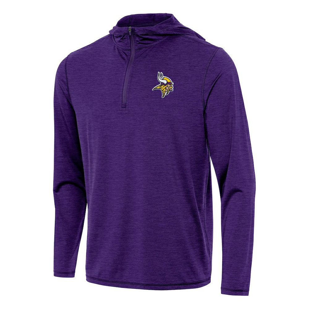 Minnesota Vikings  Antigua Tidy Quarter-Zip Pullover Hoodie